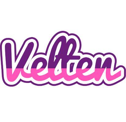 Velten cheerful logo