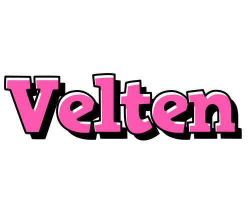 Velten girlish logo