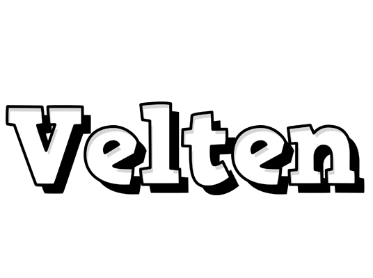 Velten snowing logo