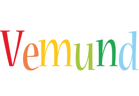 Vemund birthday logo