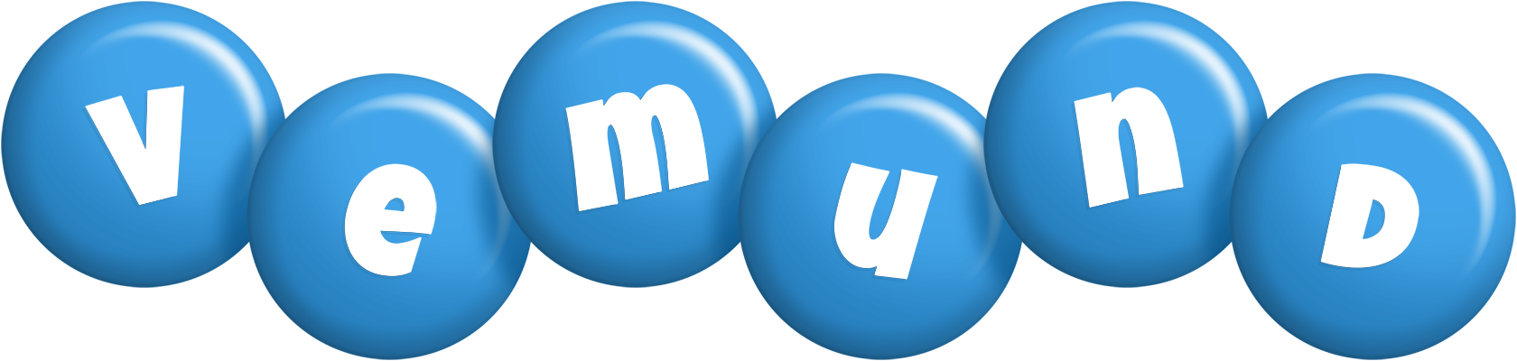 Vemund candy-blue logo