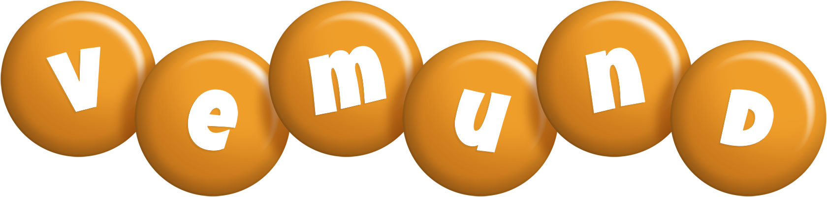 Vemund candy-orange logo