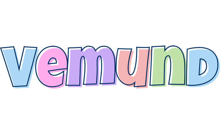 Vemund pastel logo