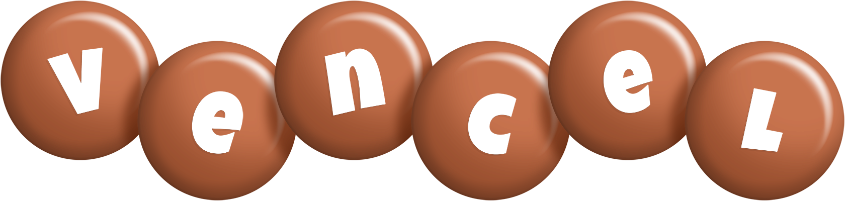 Vencel candy-brown logo