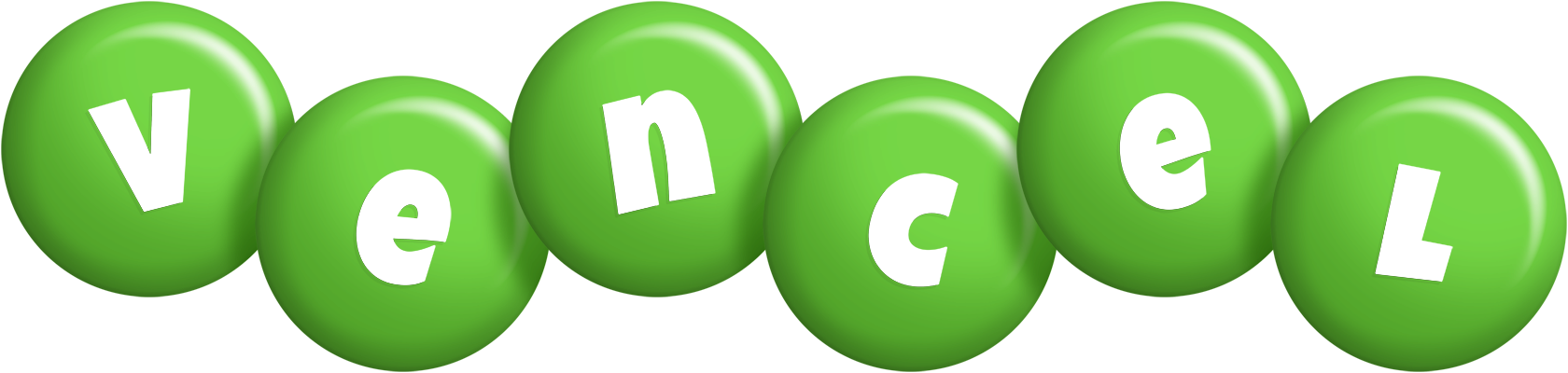 Vencel candy-green logo