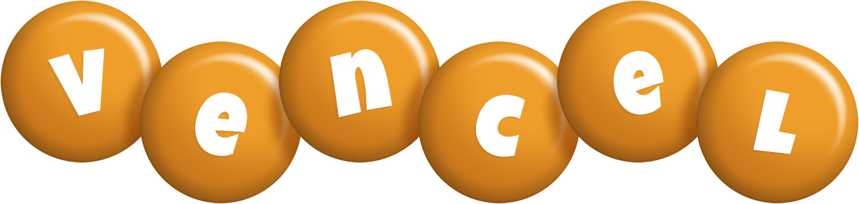 Vencel candy-orange logo