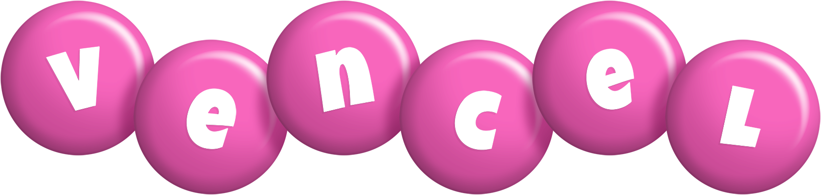 Vencel candy-pink logo