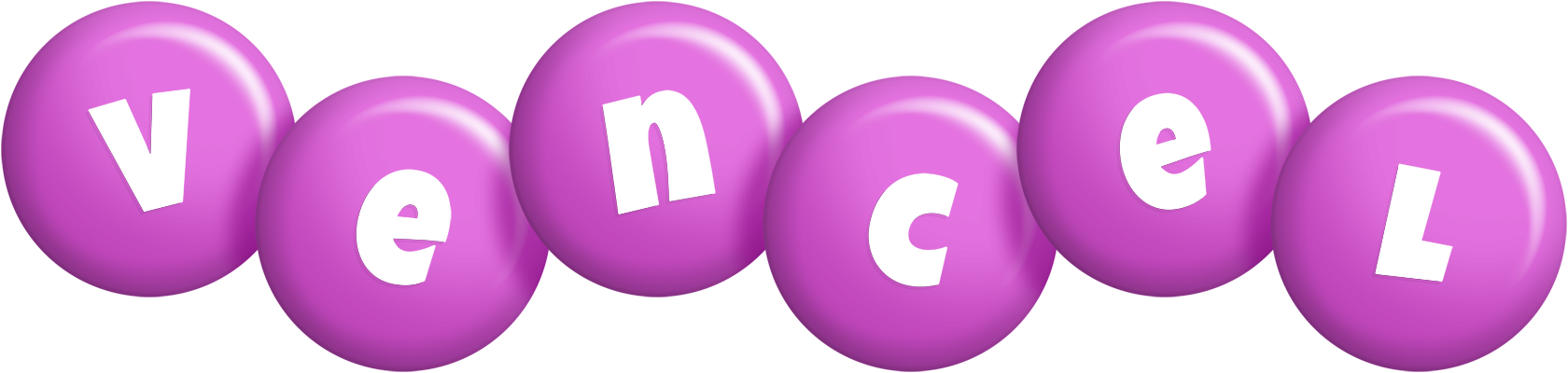 Vencel candy-purple logo
