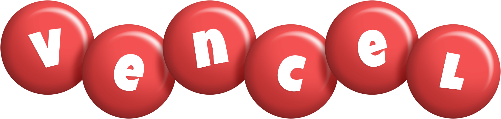 Vencel candy-red logo
