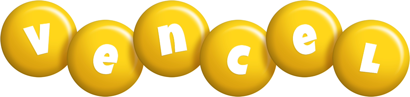 Vencel candy-yellow logo