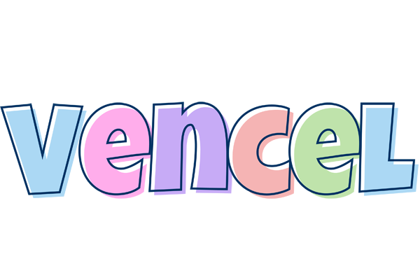 Vencel pastel logo