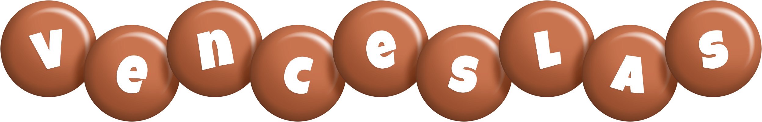 Venceslas candy-brown logo