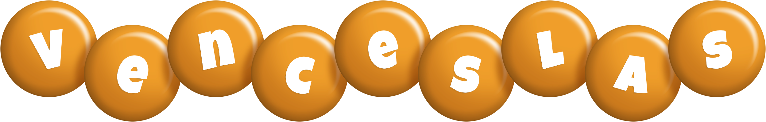 Venceslas candy-orange logo