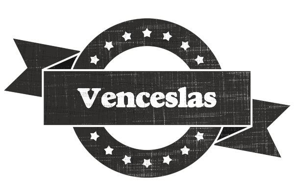 Venceslas grunge logo