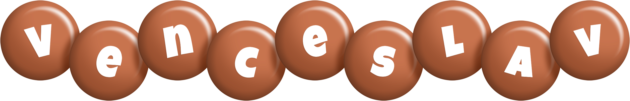 Venceslav candy-brown logo