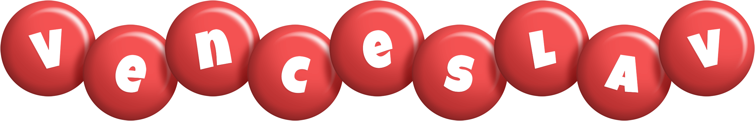 Venceslav candy-red logo