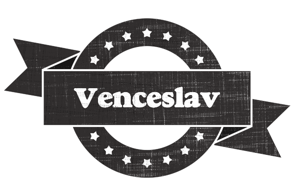 Venceslav grunge logo