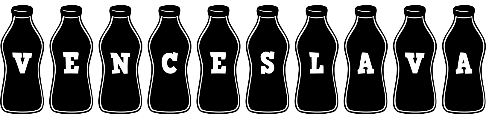Venceslava bottle logo