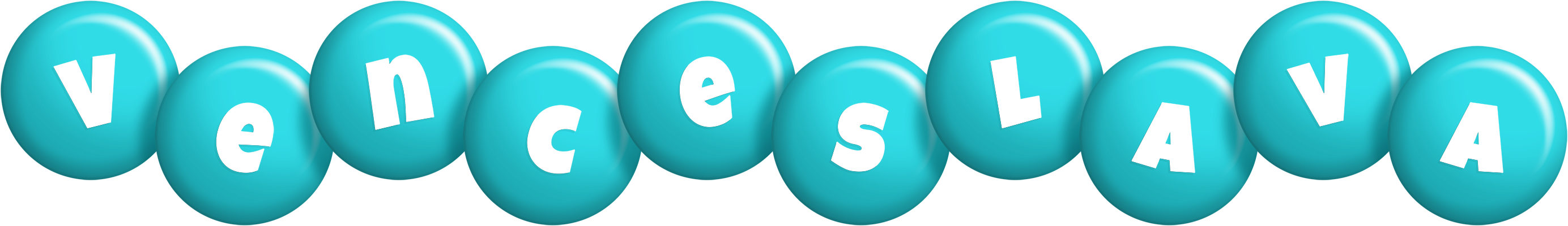 Venceslava candy-azur logo