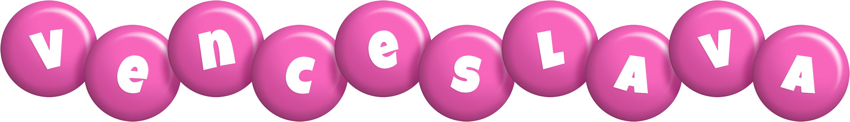 Venceslava candy-pink logo