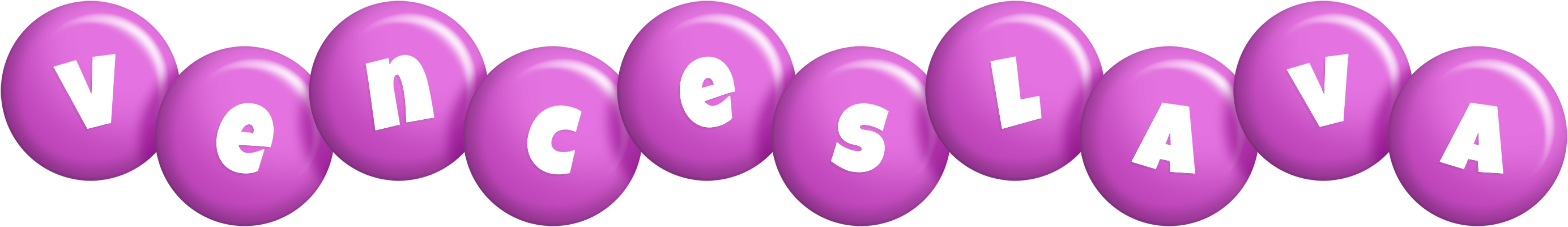 Venceslava candy-purple logo