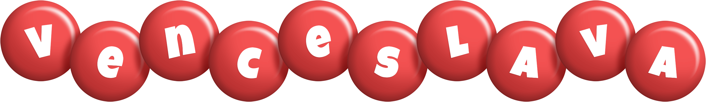 Venceslava candy-red logo