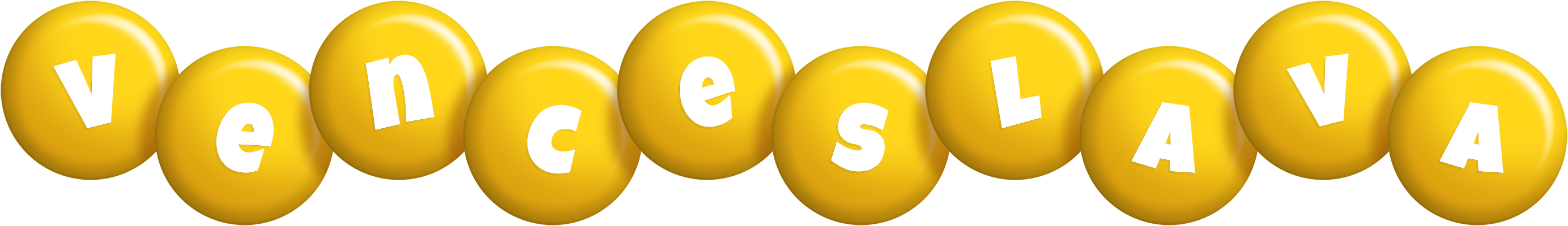 Venceslava candy-yellow logo