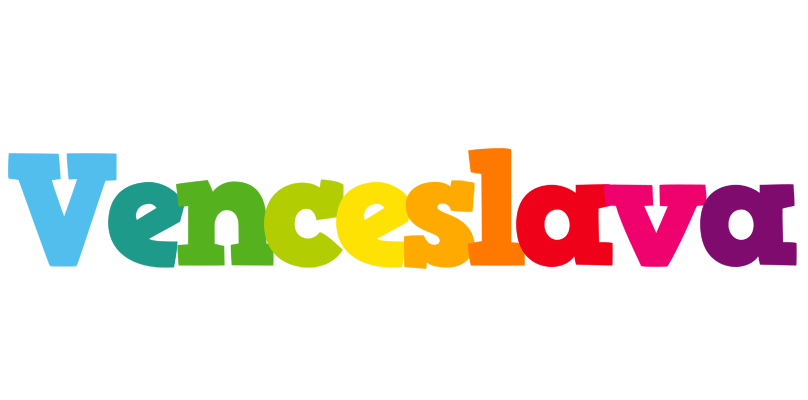 Venceslava rainbows logo