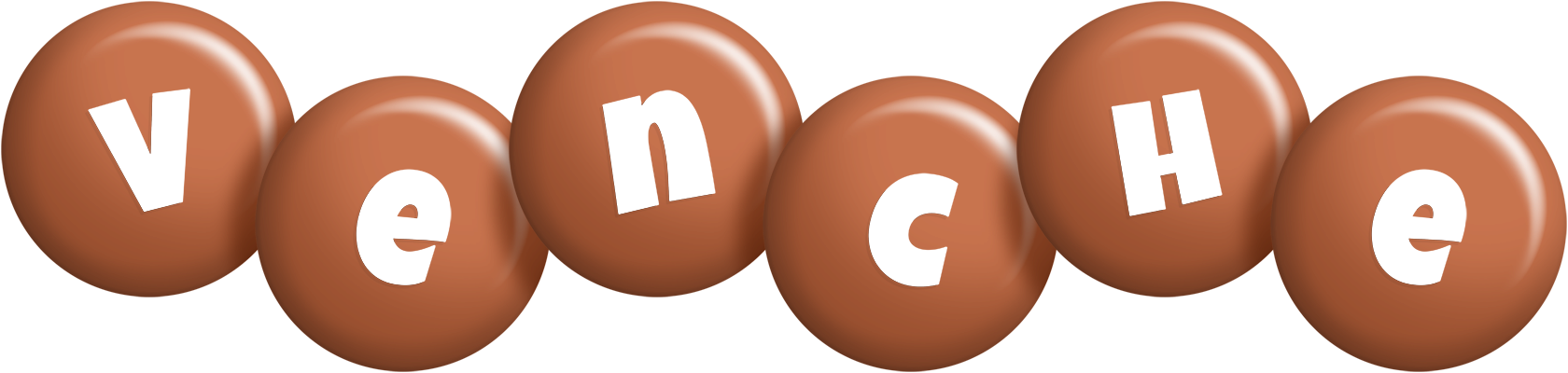 Venche candy-brown logo