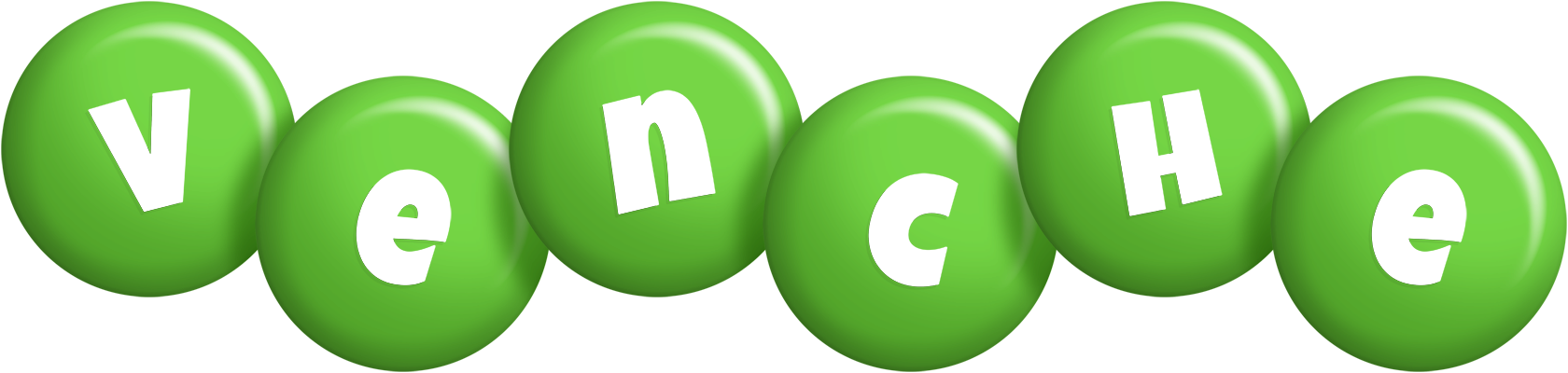 Venche candy-green logo
