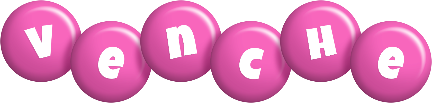 Venche candy-pink logo
