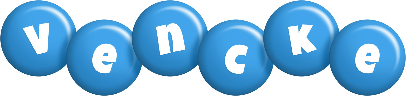Vencke candy-blue logo