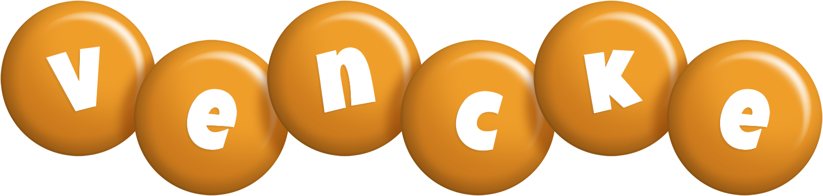 Vencke candy-orange logo