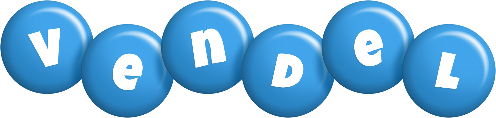 Vendel candy-blue logo