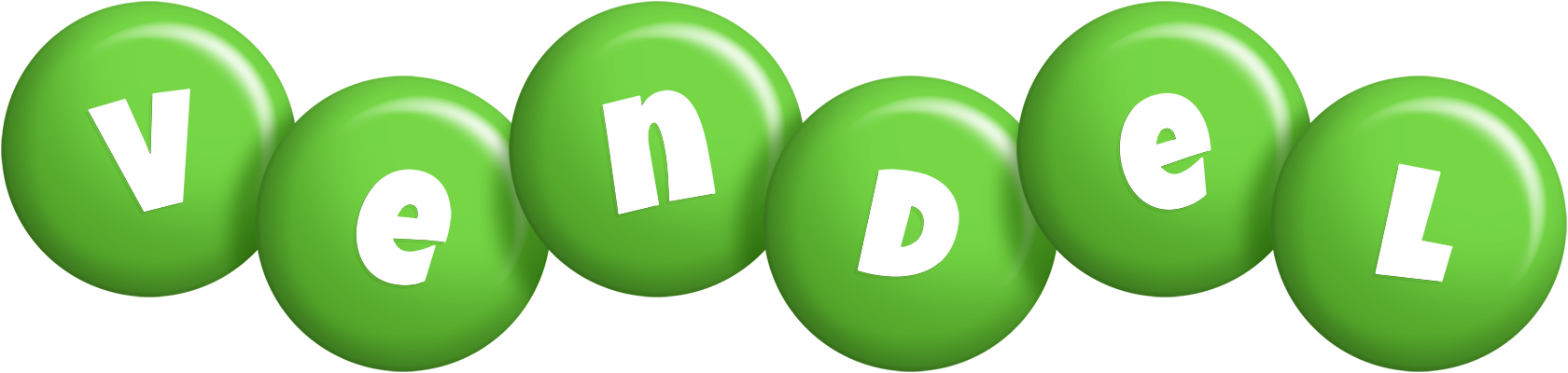 Vendel candy-green logo