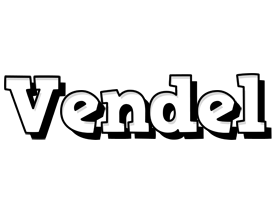 Vendel snowing logo