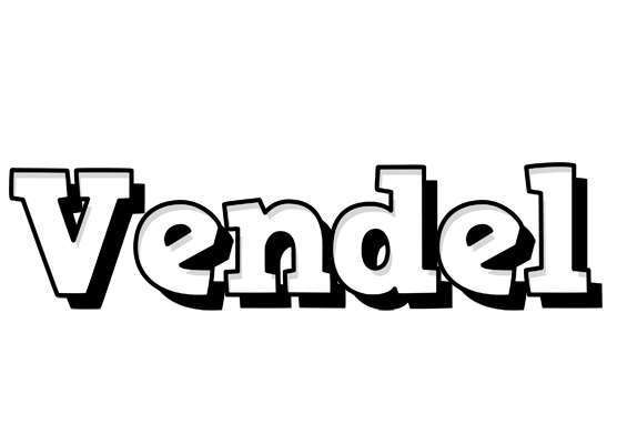 Vendel snowing logo