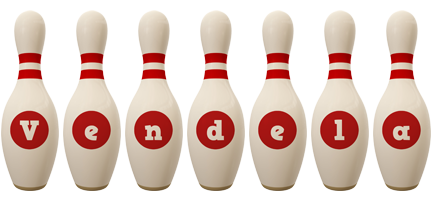 Vendela bowling-pin logo