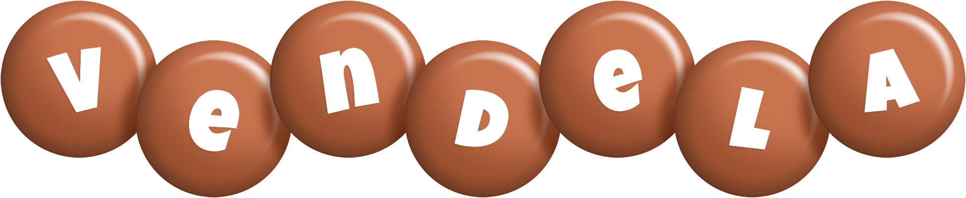 Vendela candy-brown logo