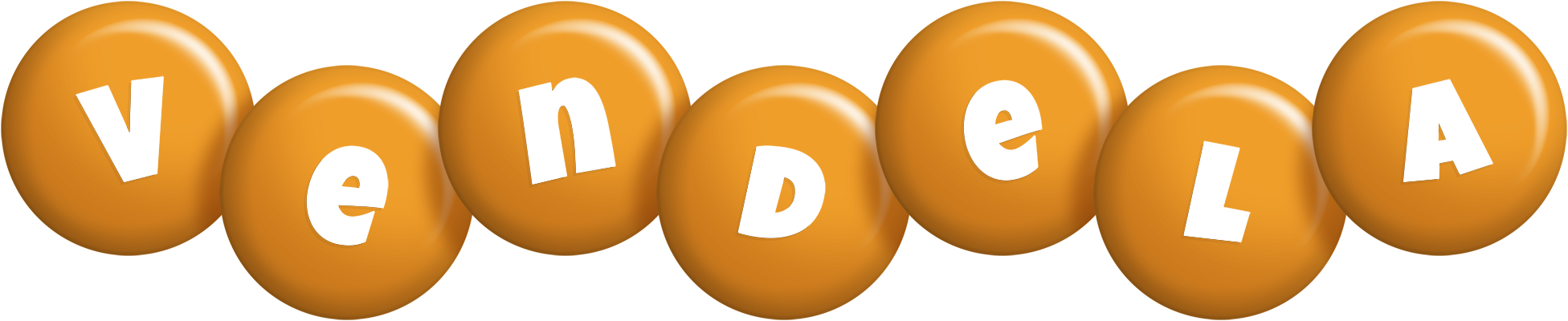 Vendela candy-orange logo