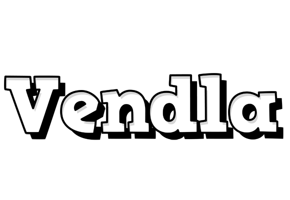 Vendla snowing logo
