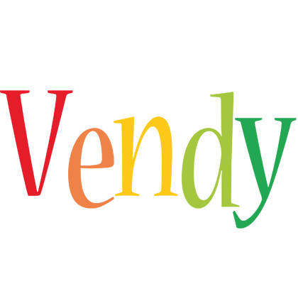 Vendy birthday logo