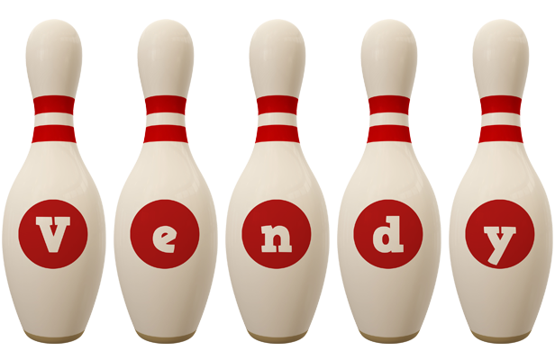 Vendy bowling-pin logo