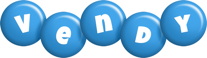 Vendy candy-blue logo
