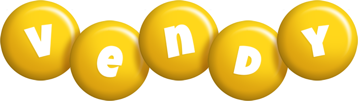 Vendy candy-yellow logo