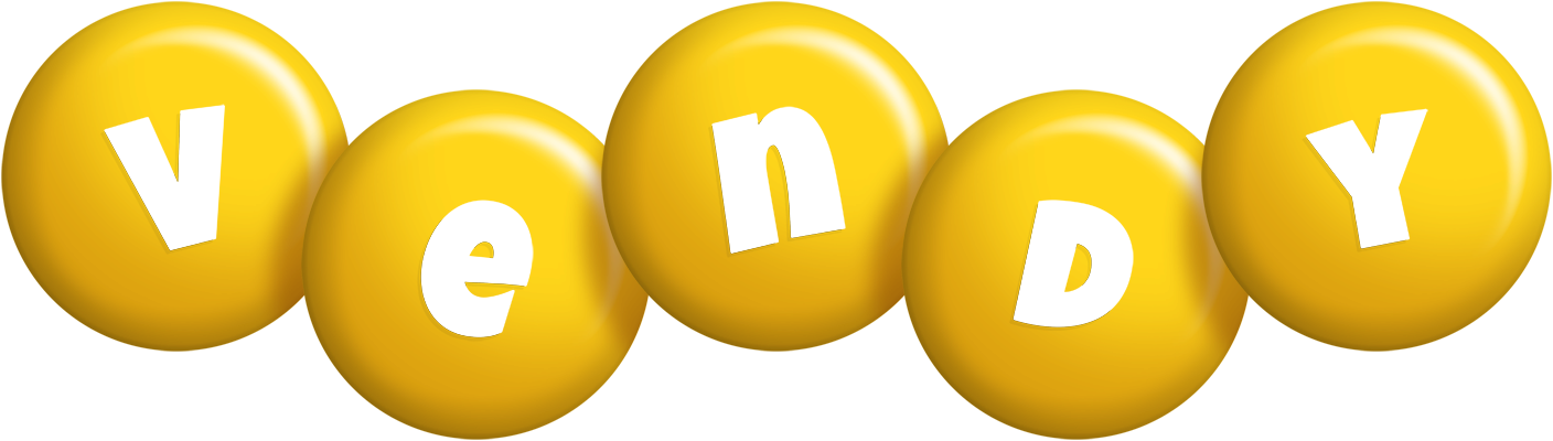 Vendy candy-yellow logo