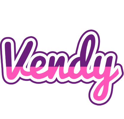 Vendy cheerful logo
