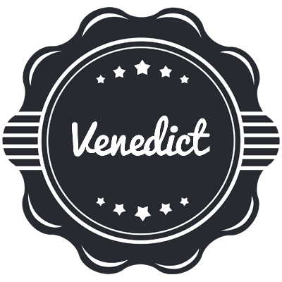 Venedict badge logo