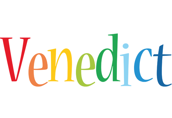 Venedict birthday logo