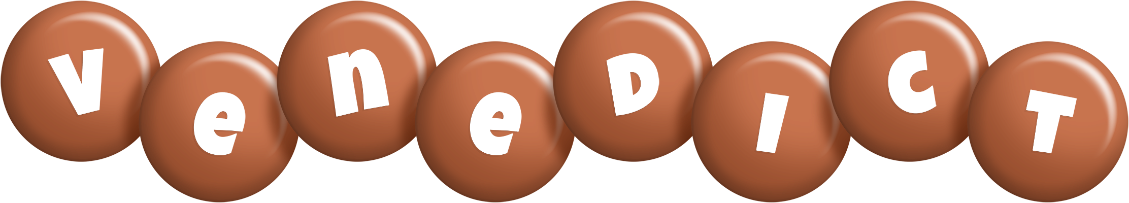 Venedict candy-brown logo
